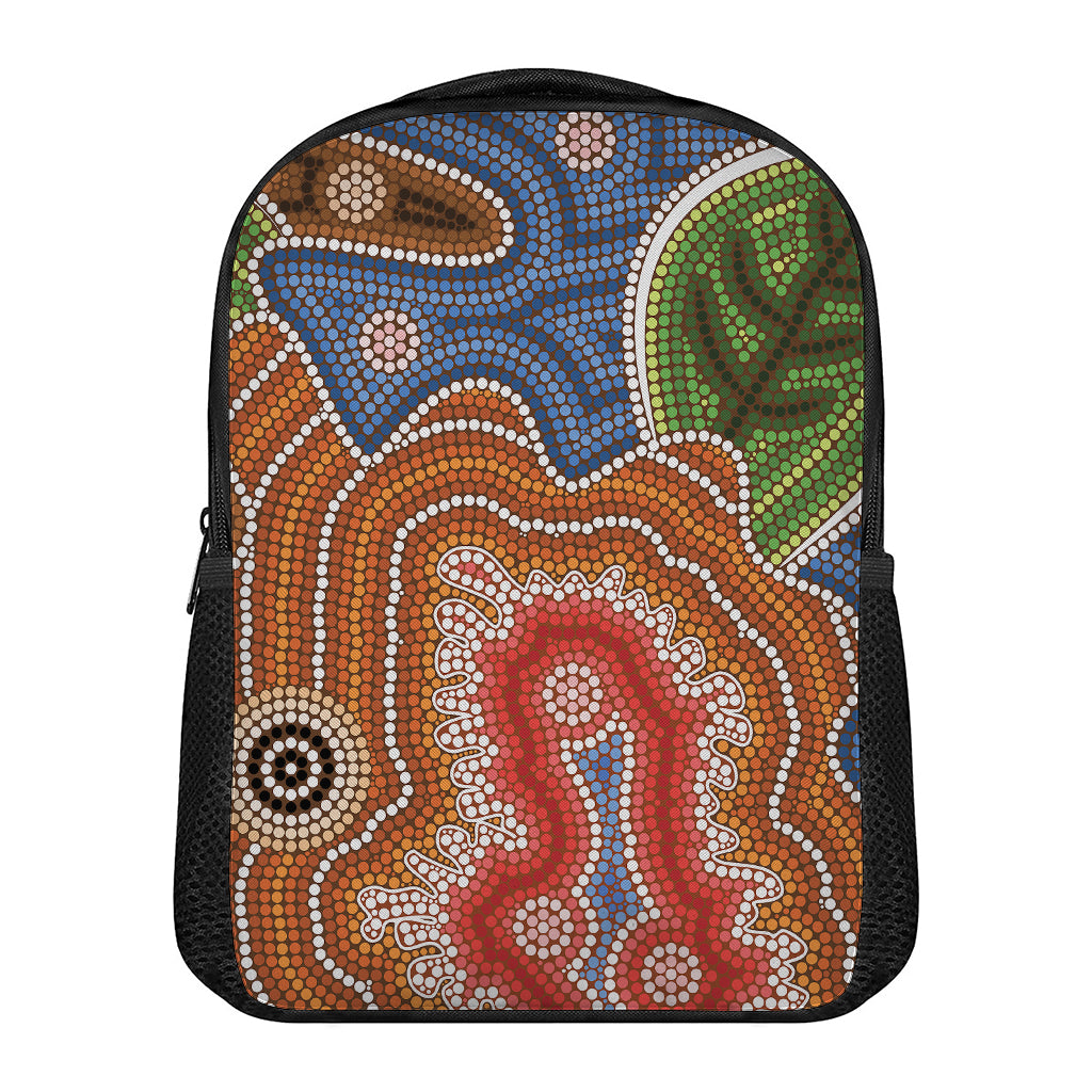 Australian Aboriginal Art Print Casual Backpack