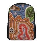 Australian Aboriginal Art Print Casual Backpack