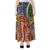 Australian Aboriginal Art Print Chiffon Maxi Skirt