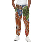 Australian Aboriginal Art Print Cotton Pants