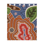 Australian Aboriginal Art Print Curtain