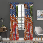 Australian Aboriginal Art Print Curtain