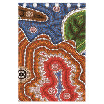 Australian Aboriginal Art Print Curtain