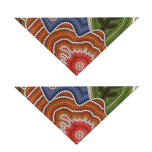 Australian Aboriginal Art Print Dog Bandana