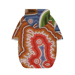 Australian Aboriginal Art Print Dog Zip Up Hoodie