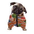 Australian Aboriginal Art Print Dog Zip Up Jacket