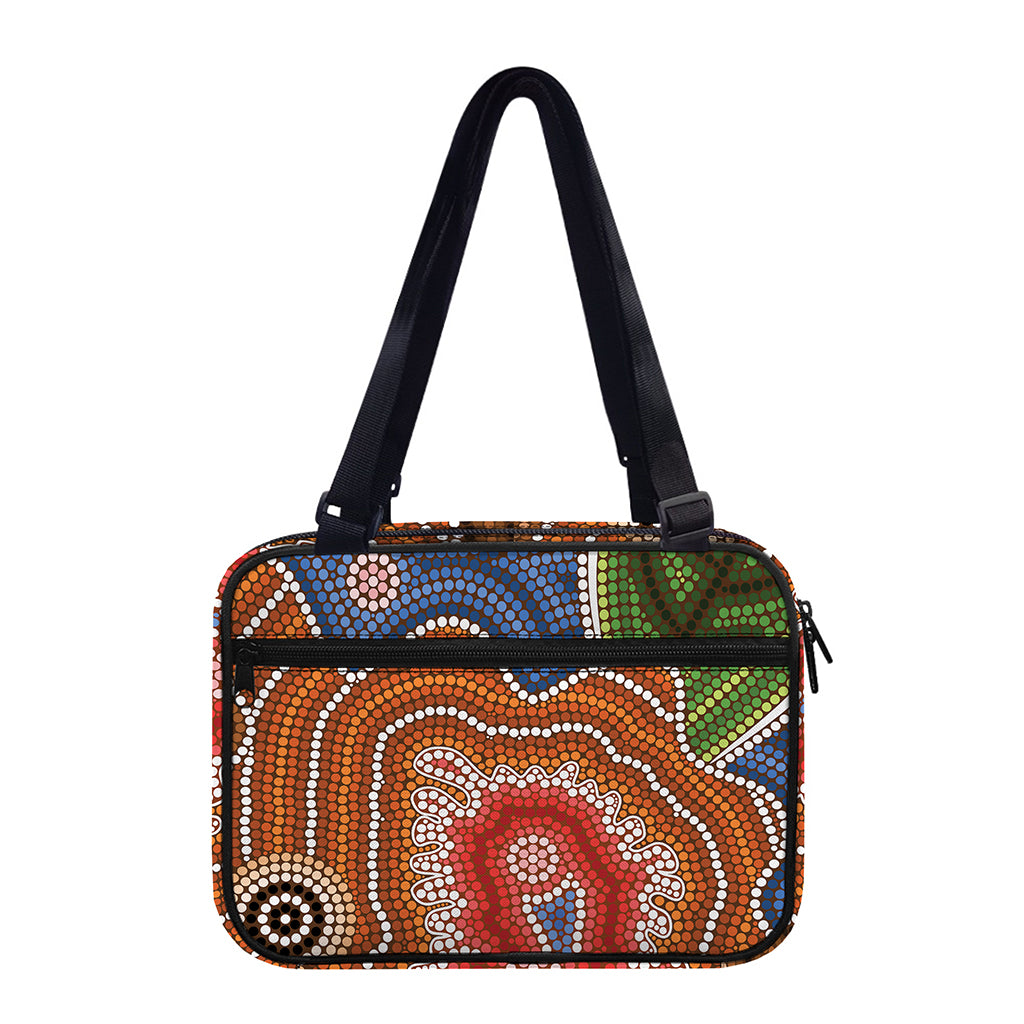 Australian Aboriginal Art Print Double Strap Bible Bag