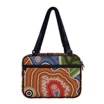 Australian Aboriginal Art Print Double Strap Bible Bag