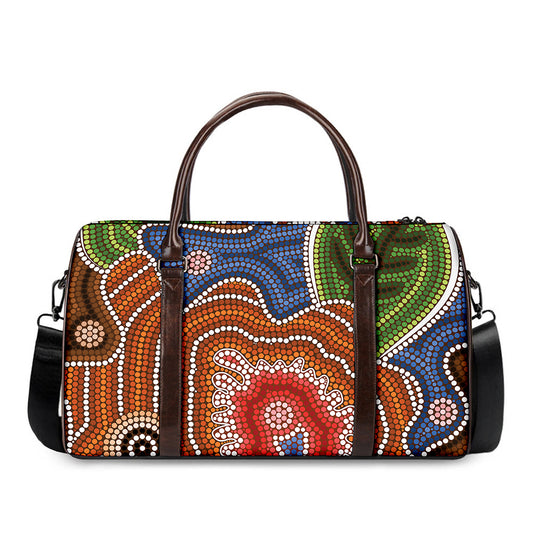 Australian Aboriginal Art Print Duffle Bag