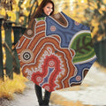 Australian Aboriginal Art Print Foldable Umbrella