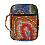 Australian Aboriginal Art Print Front Pocket Bible Bag