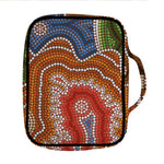 Australian Aboriginal Art Print Front Pocket Bible Bag