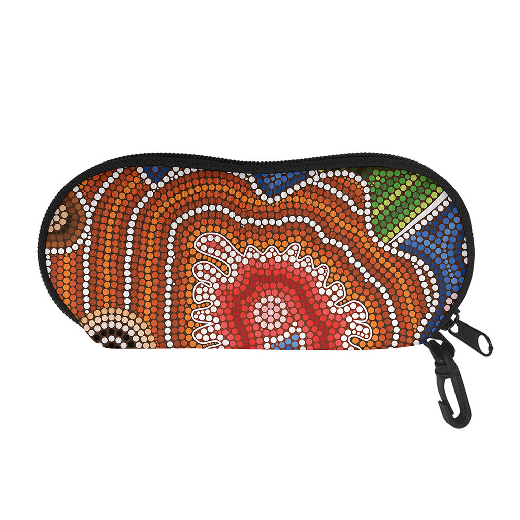 Australian Aboriginal Art Print Glasses Case