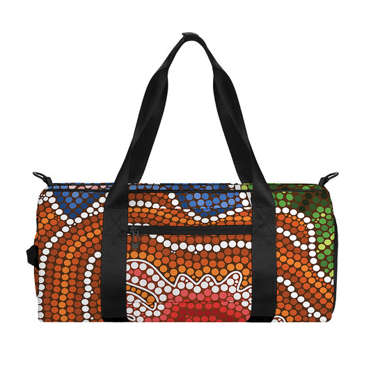 Australian Aboriginal Art Print Gym Bag