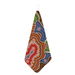 Australian Aboriginal Art Print Hand Towel