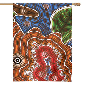 Australian Aboriginal Art Print House Flag