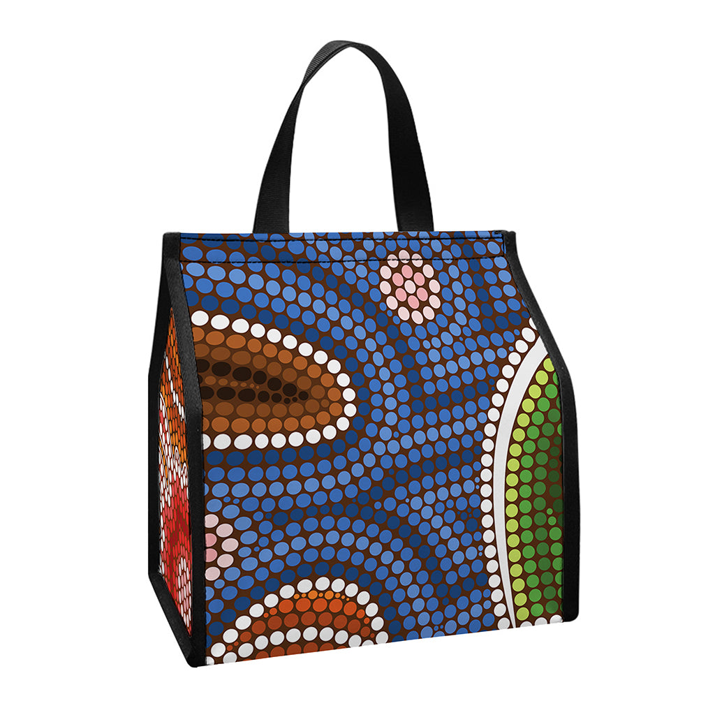 Australian Aboriginal Art Print Insulated Lunch Tote