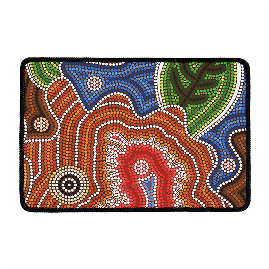 Australian Aboriginal Art Print Kitchen Mat