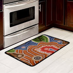 Australian Aboriginal Art Print Kitchen Mat