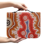 Australian Aboriginal Art Print Leather Bible Cover