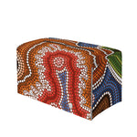 Australian Aboriginal Art Print Leather Tissue Box Cover