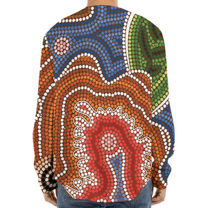 Australian Aboriginal Art Print Long Sleeve Baseball Jersey