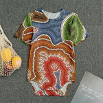 Australian Aboriginal Art Print Men's Bodysuit