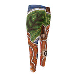 Australian Aboriginal Art Print Men's Compression Pants