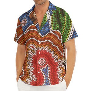 Australian Aboriginal Art Print Men's Deep V-Neck Shirt