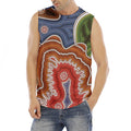 Australian Aboriginal Art Print Men's Fitness Tank Top