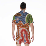 Australian Aboriginal Art Print Men's Rompers