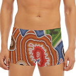 Australian Aboriginal Art Print Men's Short Boxer Briefs