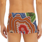 Australian Aboriginal Art Print Men's Short Boxer Briefs