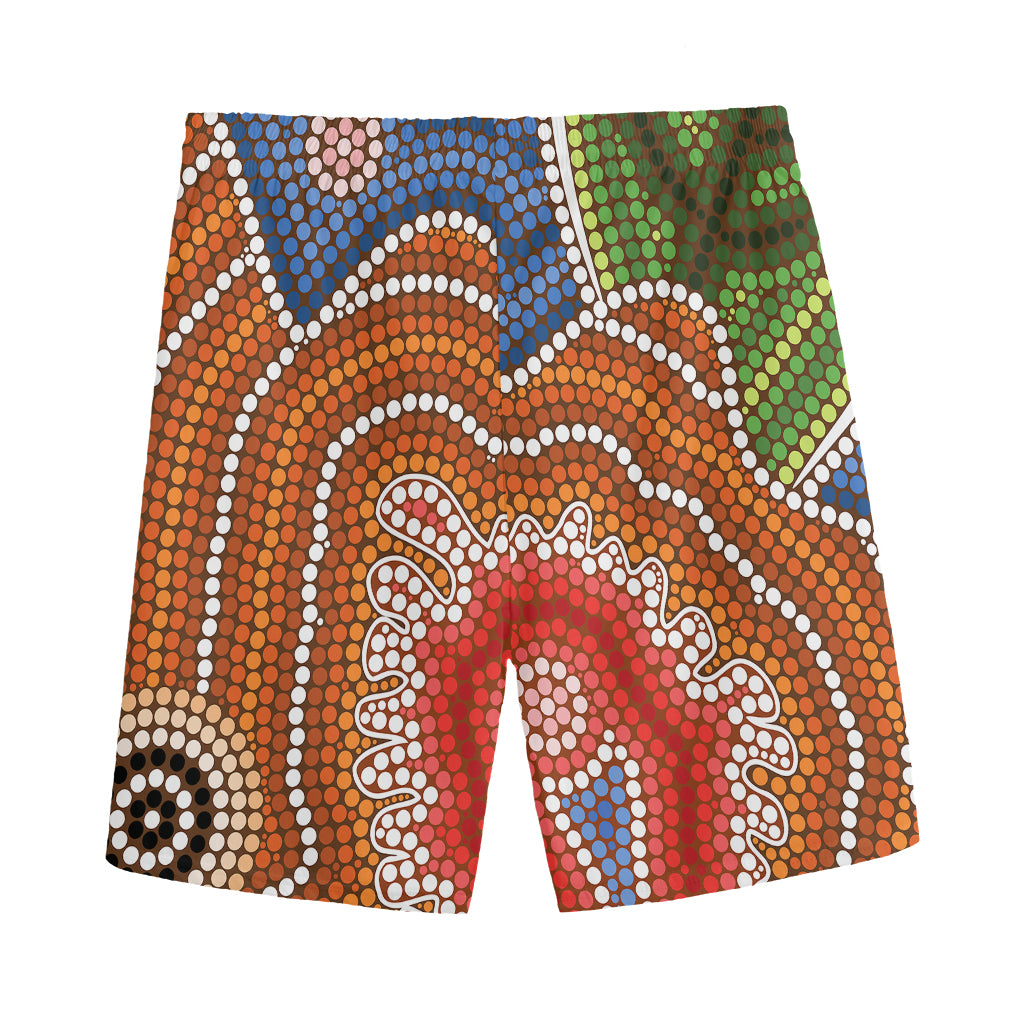 Australian Aboriginal Art Print Men's Sports Shorts
