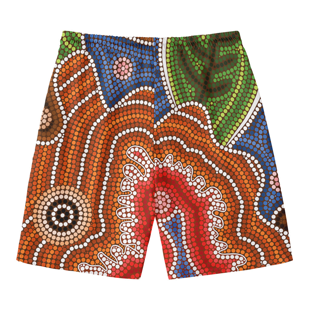 Australian Aboriginal Art Print Men's Swim Trunks