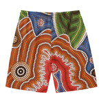 Australian Aboriginal Art Print Men's Swim Trunks