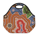 Australian Aboriginal Art Print Neoprene Lunch Bag