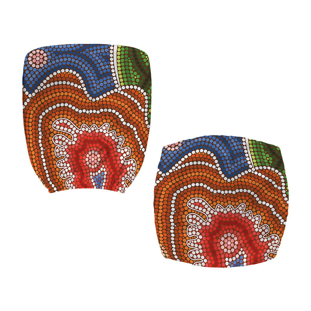 Australian Aboriginal Art Print Office Chair Cover