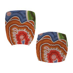 Australian Aboriginal Art Print Office Chair Cover