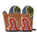 Australian Aboriginal Art Print Oven Mitts