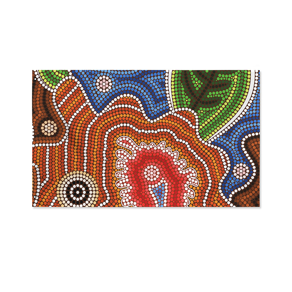 Australian Aboriginal Art Print Polyester Flag