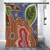 Australian Aboriginal Art Print Premium Shower Curtain