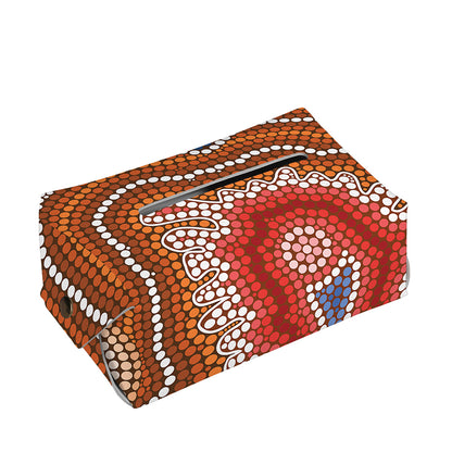 Australian Aboriginal Art Print Rectangle Tissue Box Cover