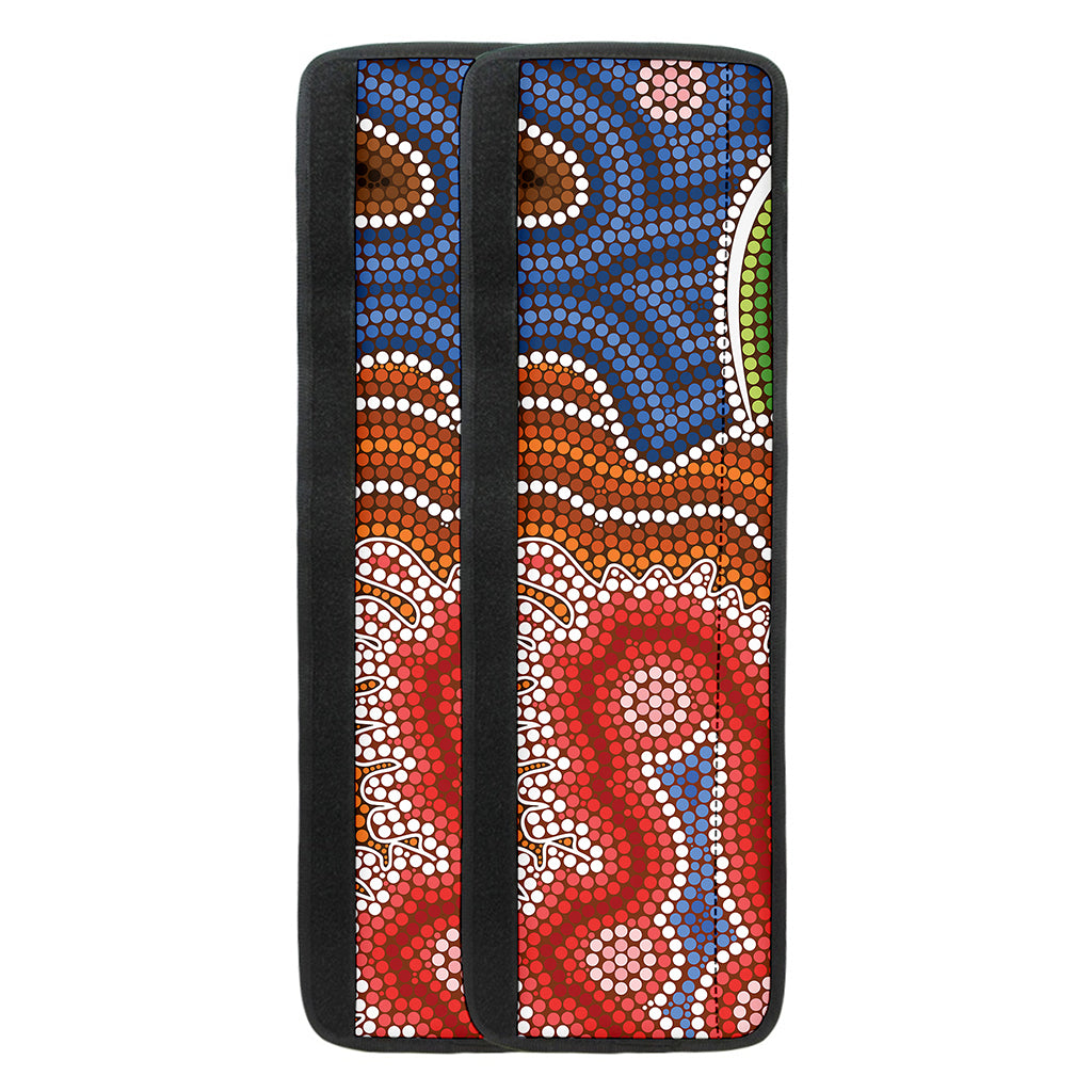 Australian Aboriginal Art Print Refrigerator Handle Covers
