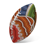 Australian Aboriginal Art Print Rugby Ball
