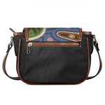 Australian Aboriginal Art Print Saddle Bag