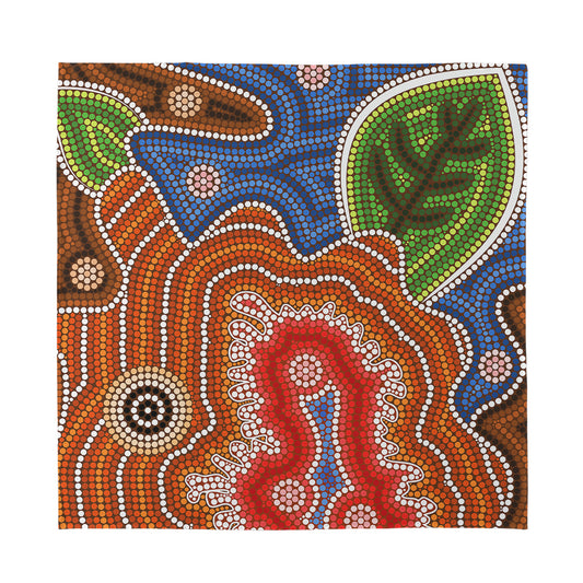 Australian Aboriginal Art Print Silk Bandana