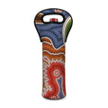 Australian Aboriginal Art Print Single Neoprene Wine Tote