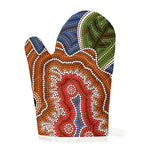 Australian Aboriginal Art Print Single Oven Mitt