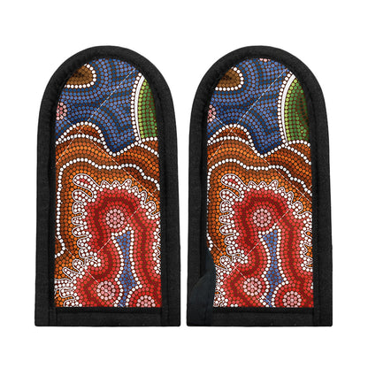 Australian Aboriginal Art Print Skillet Handle Cover